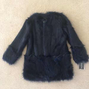 Faux fur coat